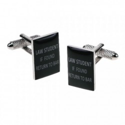 Law Student - If Found Return to Bar Cufflinks Law Student - If Found Return to Bar Cufflinks